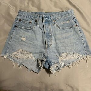 levi’s high waist shorts